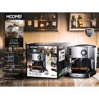 Hoomei Prémium Espresso kávéfőző, 850 W teljesítménnyel